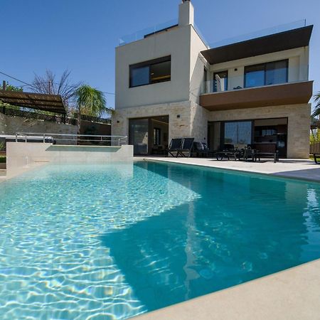 Almi-Cove Hilltop Villas Almirida Buitenkant foto