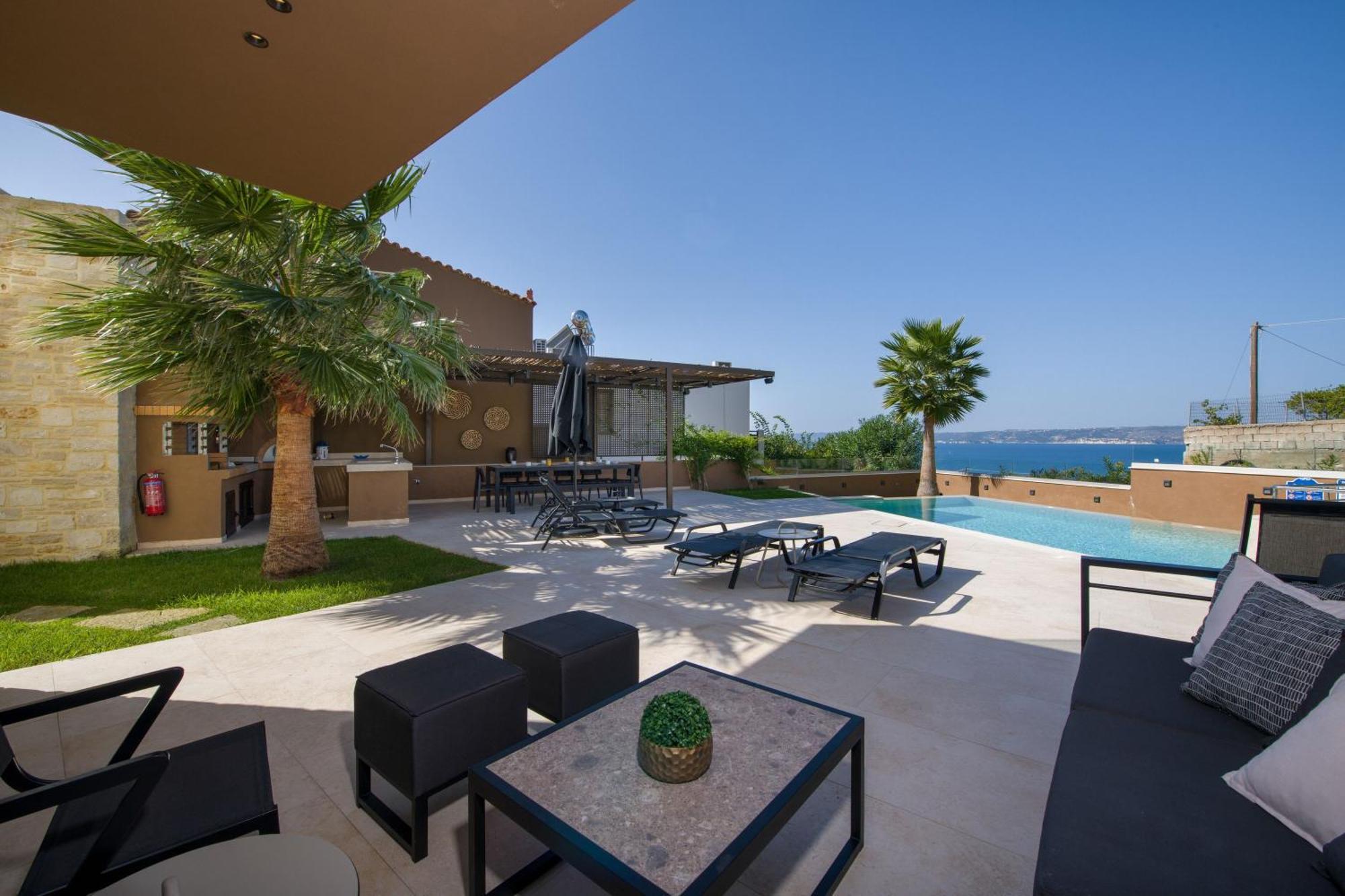 Almi-Cove Hilltop Villas Almirida Buitenkant foto