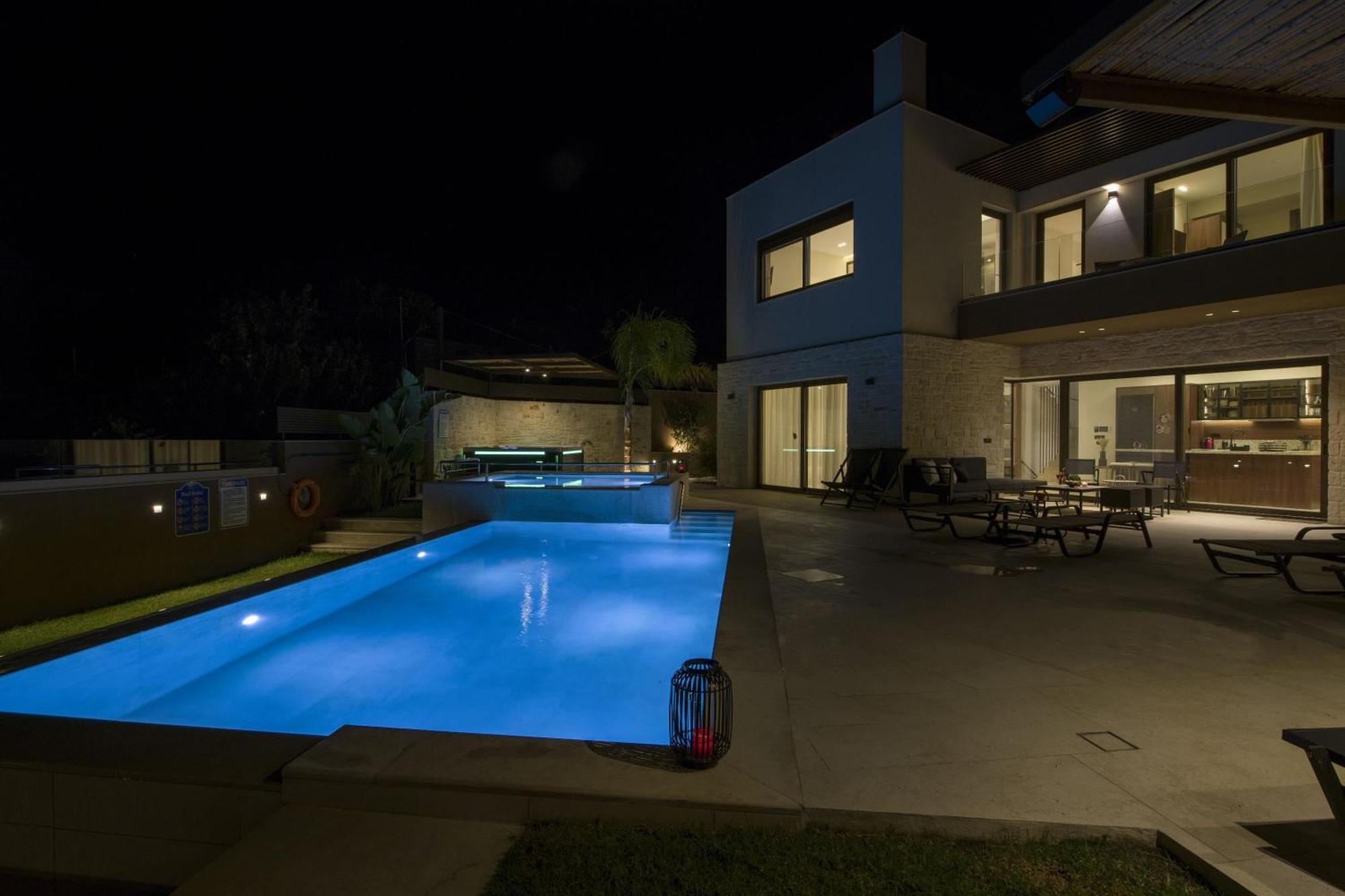 Almi-Cove Hilltop Villas Almirida Buitenkant foto