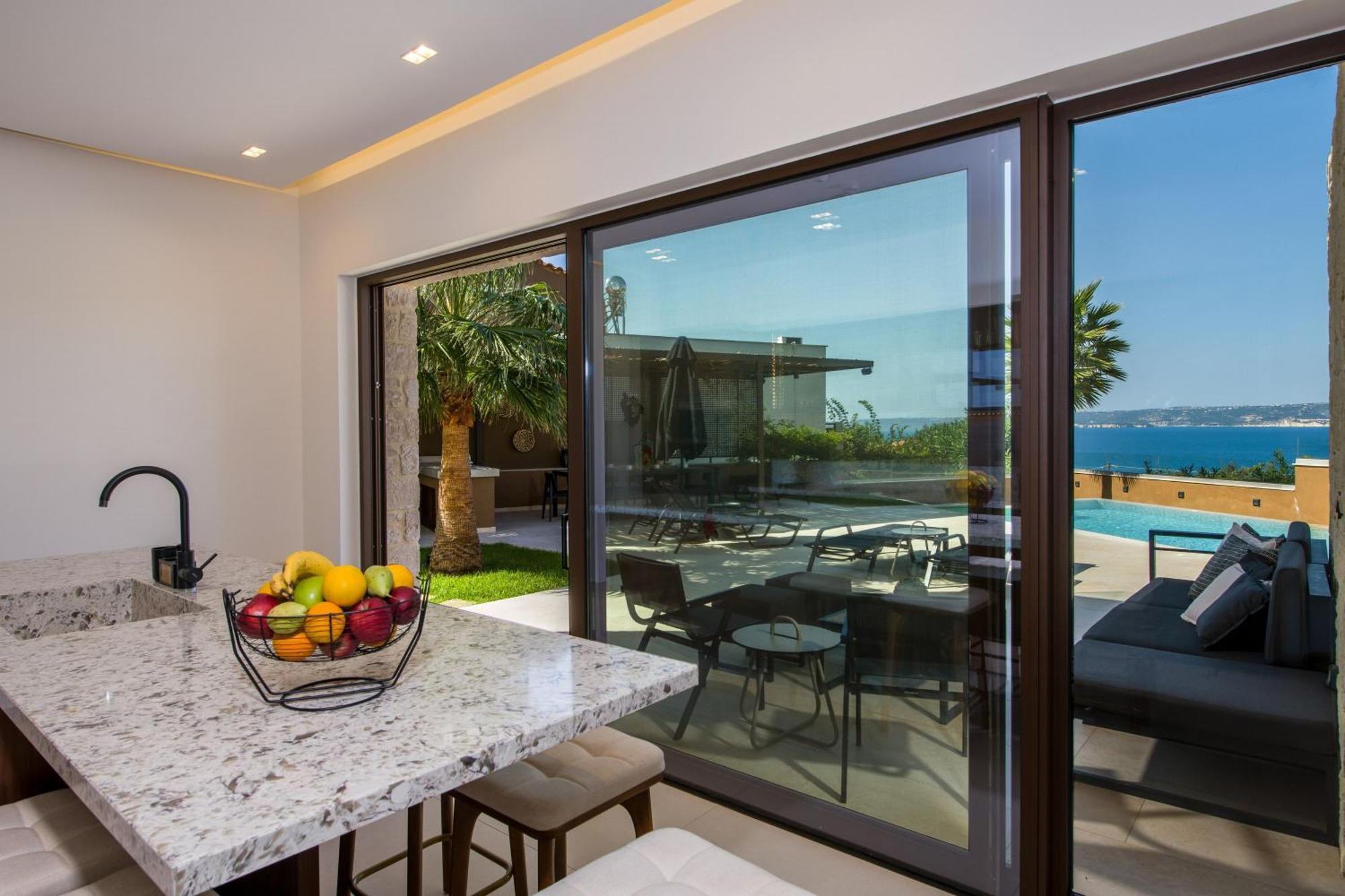 Almi-Cove Hilltop Villas Almirida Buitenkant foto