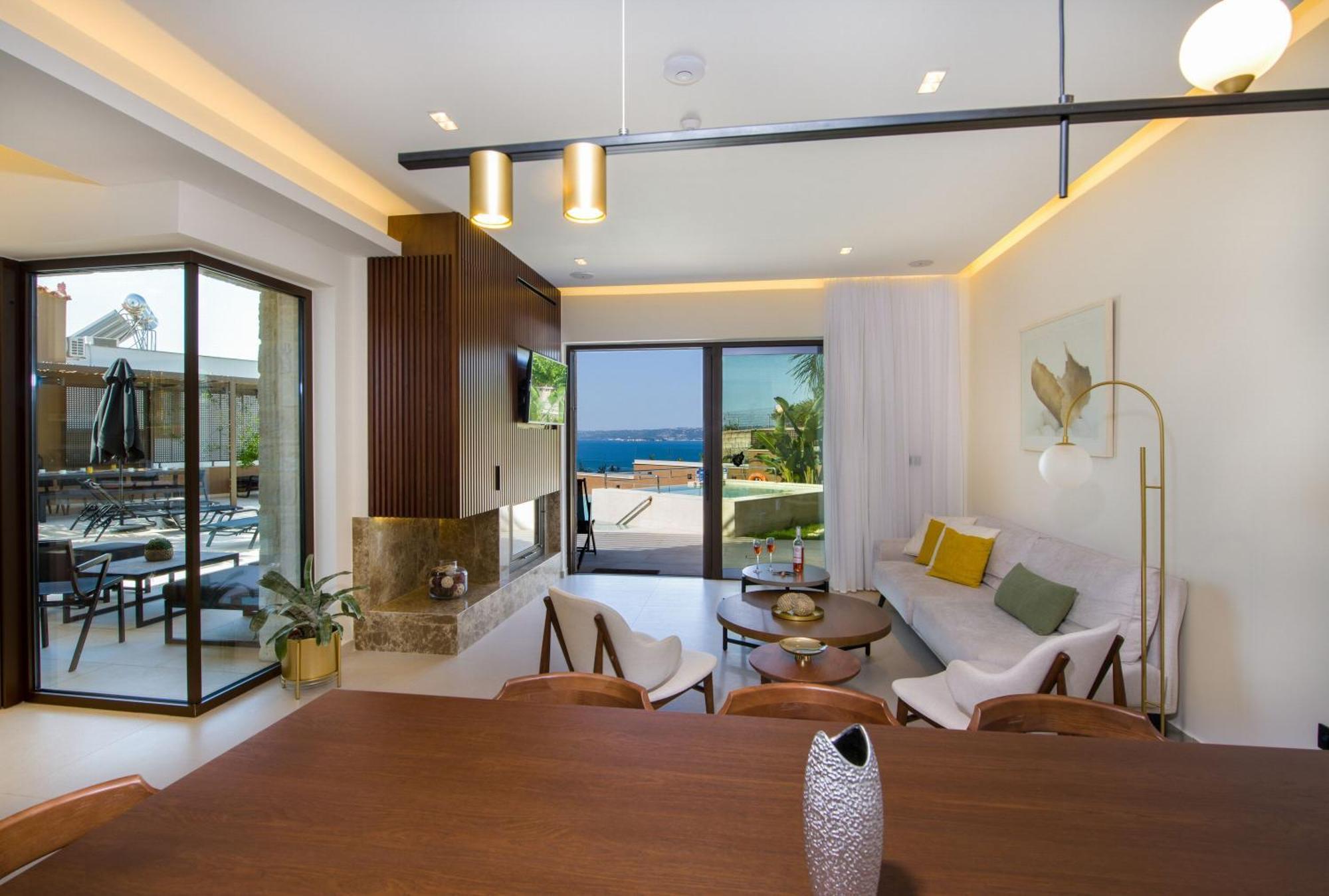 Almi-Cove Hilltop Villas Almirida Buitenkant foto