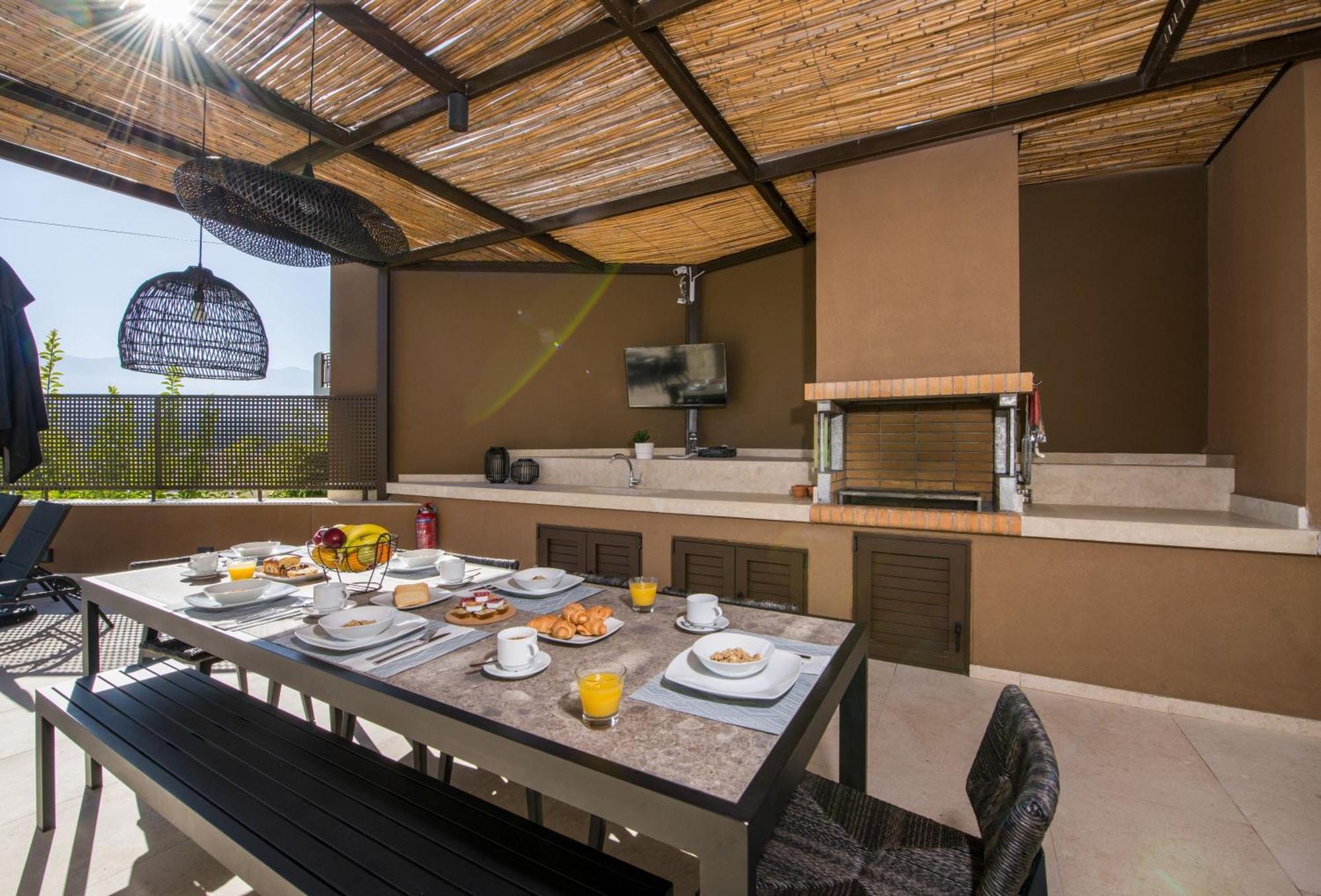 Almi-Cove Hilltop Villas Almirida Buitenkant foto