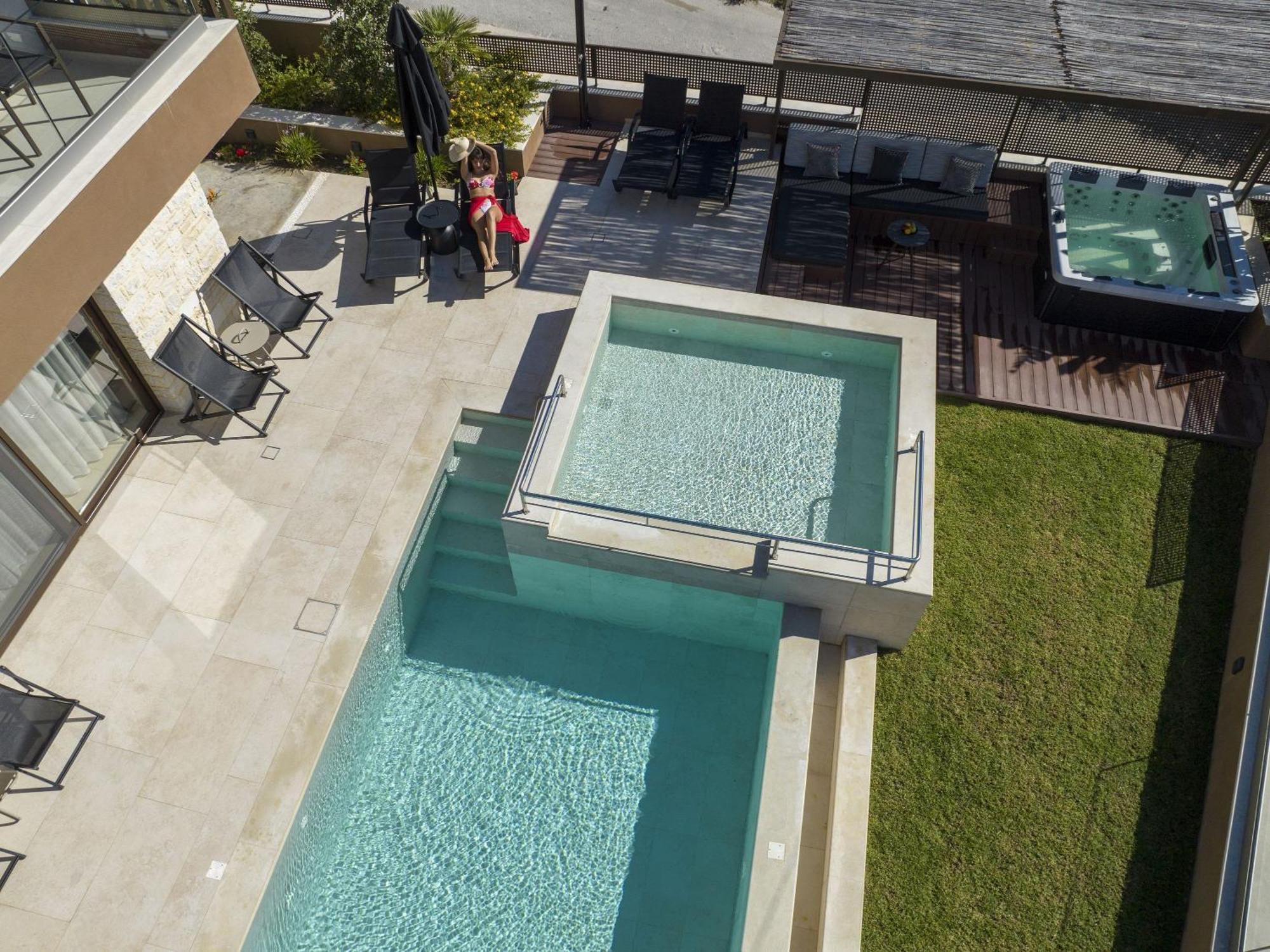 Almi-Cove Hilltop Villas Almirida Buitenkant foto