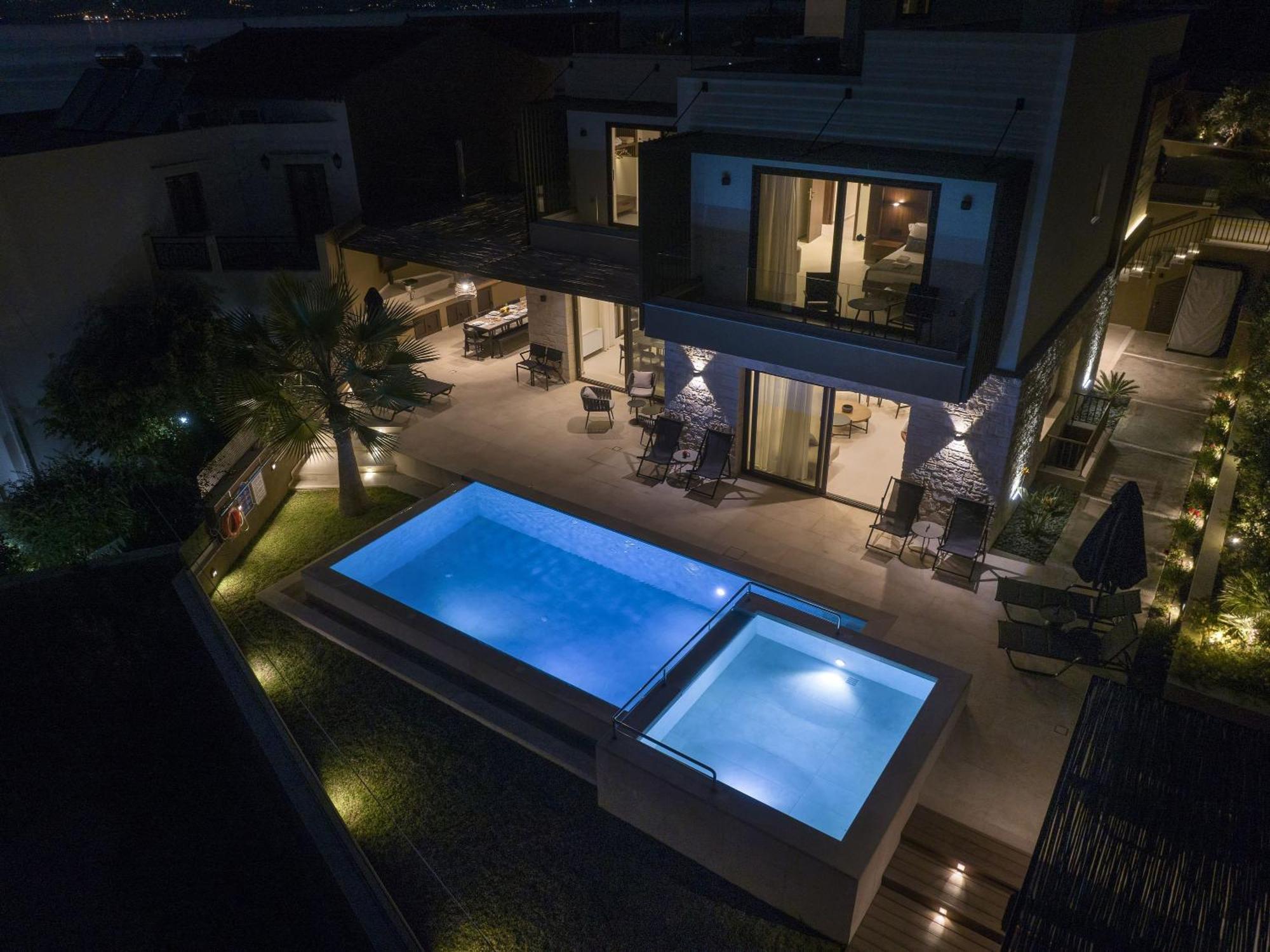 Almi-Cove Hilltop Villas Almirida Buitenkant foto