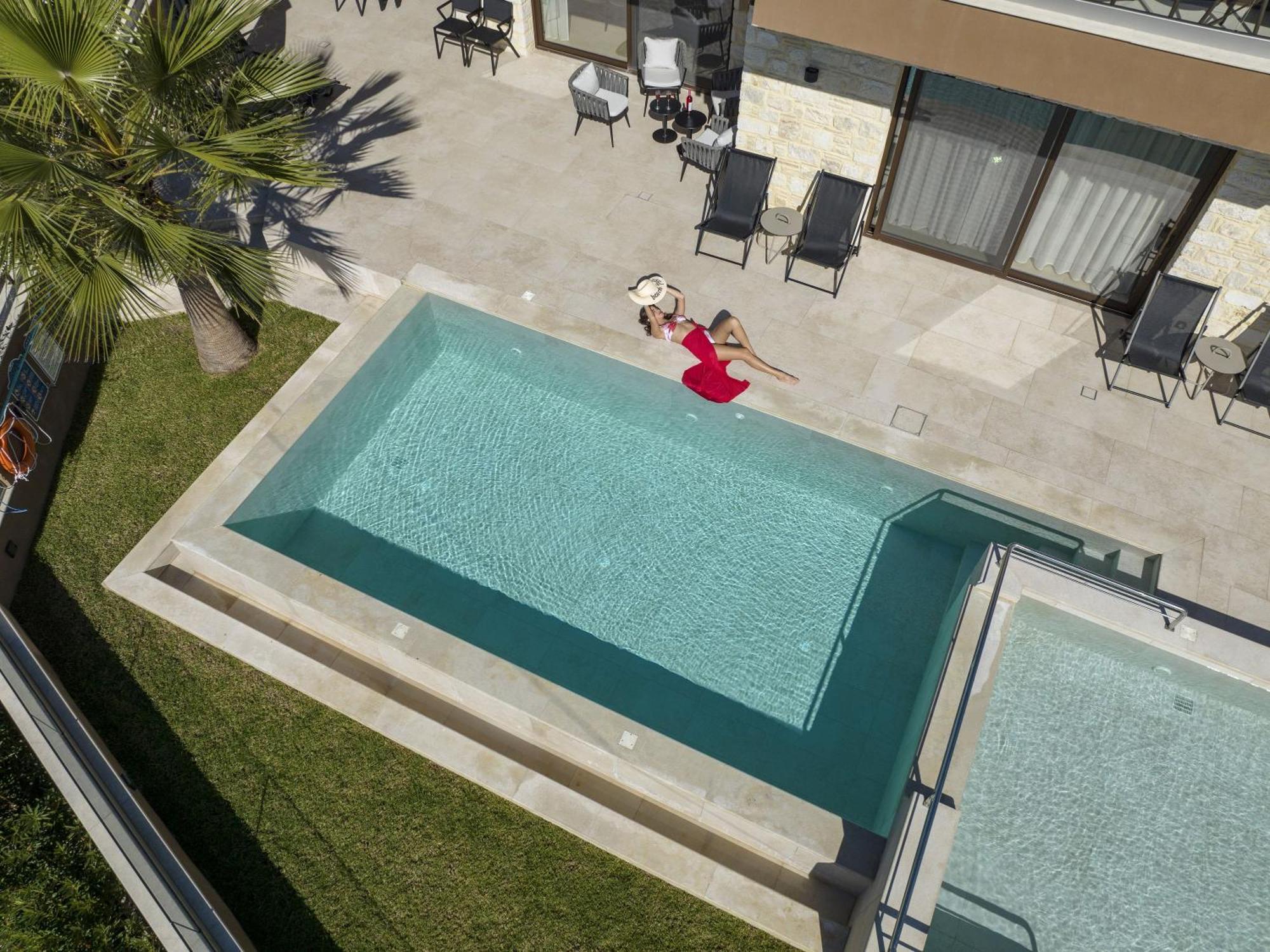 Almi-Cove Hilltop Villas Almirida Buitenkant foto