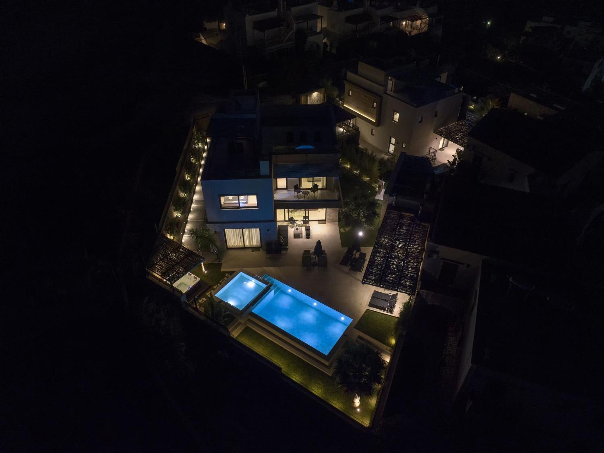 Almi-Cove Hilltop Villas Almirida Buitenkant foto