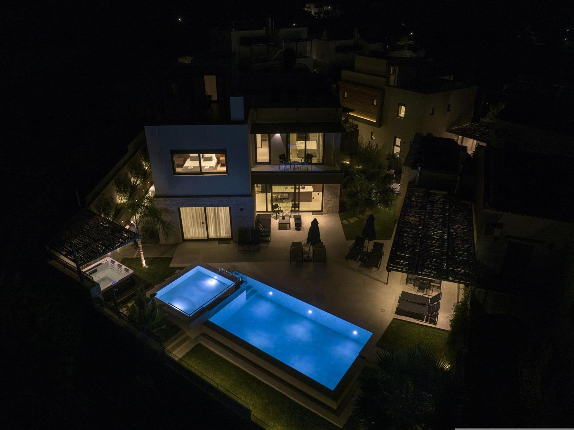 Almi-Cove Hilltop Villas Almirida Buitenkant foto