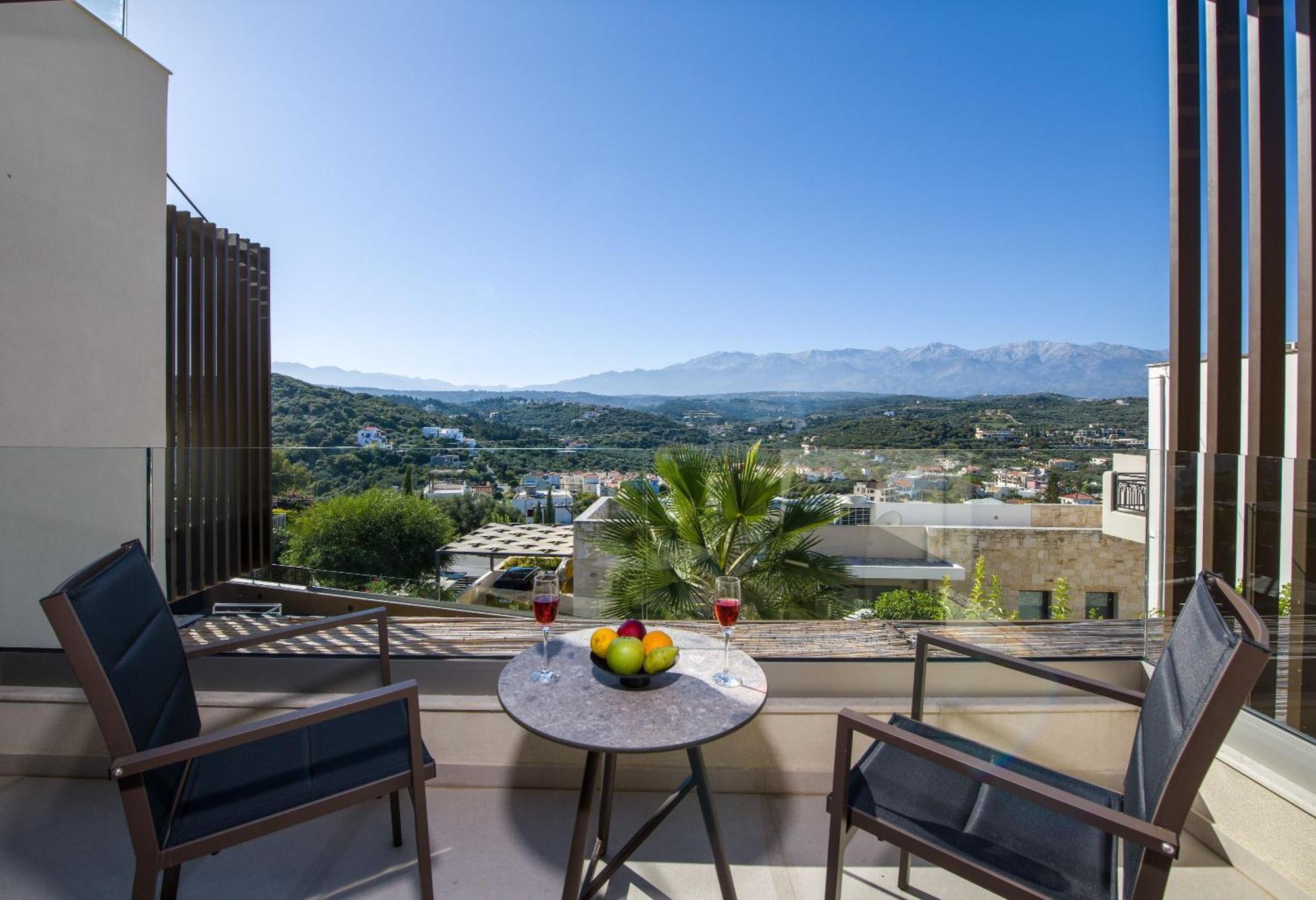 Almi-Cove Hilltop Villas Almirida Buitenkant foto